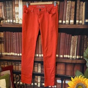 Celebrity Blues‎ red/orange lightweight jeans